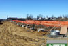 3/3/11: Foundation for the sound wall on the southbound outer roadway for the NJ Turnpike. The posts to hold the sound wall panels will be installed next.