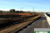 11/2/10: A view looking south of clearing for the new northbound outer lanes and shoulder near Interchange 7.