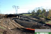 11/2/10: An overview of storm drainage work on the northbound side of the NJ Turnpike near Interchange 7.