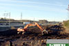 11/2/10: Clearing on the southbound side of the Turnpike for the new outer lanes and shoulder.