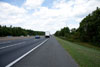 7/22/10: View of the NJ Turnpike at Milepost 65.0 prior to the start of construction.