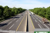 5/21/10: South view of the NJ Turnpike prior to the start of construction from the Windsor Road Bridge at Milepost 63.43.