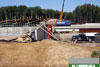 September 2011: The steel for the bridge beams has been placed on the Windsor Road structure.