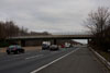 11/29/09: North view of Windsor Road bridge at Milepost 63.43 prior to the start of construction. This bridge will be closed and demolished, and then a longer bridge will be built in its place.