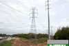 April 2011: Utilities like gas lines and overhead wires need to be relocated within the Widening Program to accommodate the new lanes. Near Old York Road, new utility towers have been placed and the overhead wires will be moved to the new towers by JCP&L.