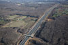 12/1/11: A view of the NJ Turnpike north from Windsor Road, Robbinsville, to Old York Road, East Windsor. This is the approximate project area for Widening Contract 503. The bridges that are to be rebuilt or replaced within this contract are Windsor Road, Perrineville Road and Old York Road.