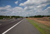 7/22/10: A view of the NJ Turnpike at Milepost 63 showing the clearing operations.