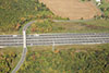 10/08/15: The completed Windsor Road bridge over the new, widened New Jersey Turnpike.