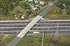 10/08/15: The completed Old York Road bridge over the NJ Turnpike.