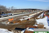 1/5/2011: A progress shot of the cut & fill operations near the Windsor Road bridge.