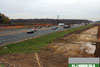 11/23/10: A view of work on the future South to North Outer Roadway (SNO) near Perrineville Road/County Road 630 where clearing has been done.