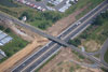5/27/11: An aerial view of Cranbury Station Road showing the cleared work area. The white house seen in the picture in the upper left is the same one in the prior photograph.
