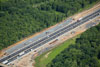 6/8/12: In this photo, the contractor is working on a section of the southbound outer roadway, north of Brick Yard Road.