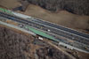 1/18/13: Close up view of the NJT over Hightstown-Cranbury Station Road bridge.