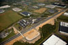 9/14/12: A view of the State Police barracks and Service Area 7S; Contract 802 also built the new SPUT bridge for the State Police. The 803 contractor will build the new northbound outer roadway under this new structure.