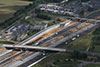 7/05/13: Another view of the service area access ramps constructed in Contract 803.