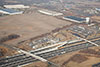 1/17/14: A progress view of Cranbury-Half Acre Road, State Police barracks and Service Area 7S.