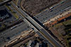 1/18/13: A view of Forsgate Drive (County Road 32) showing the 803 contractor’s widening operations on the northbound NJ Turnpike. Interchange 8A is just north of this location.