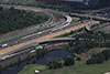 7/18/13: Earthwork on the new northbound lanes can be seen in this photograph.